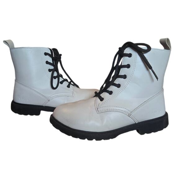 Levi's Girls Giselle 2 Neo Combat Boots size 2 - Picture 1 of 6